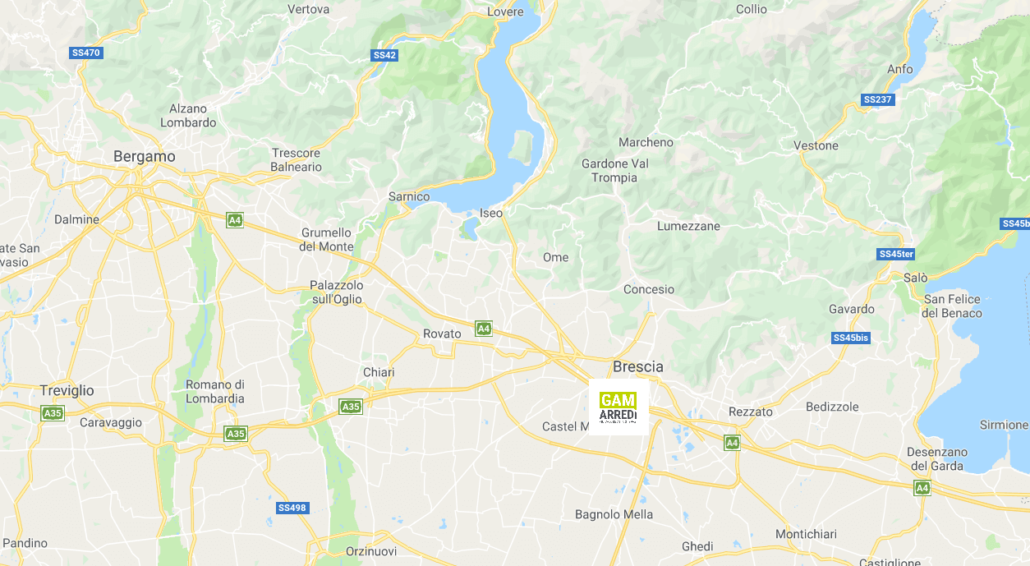 Mappa Brescia Bergamo